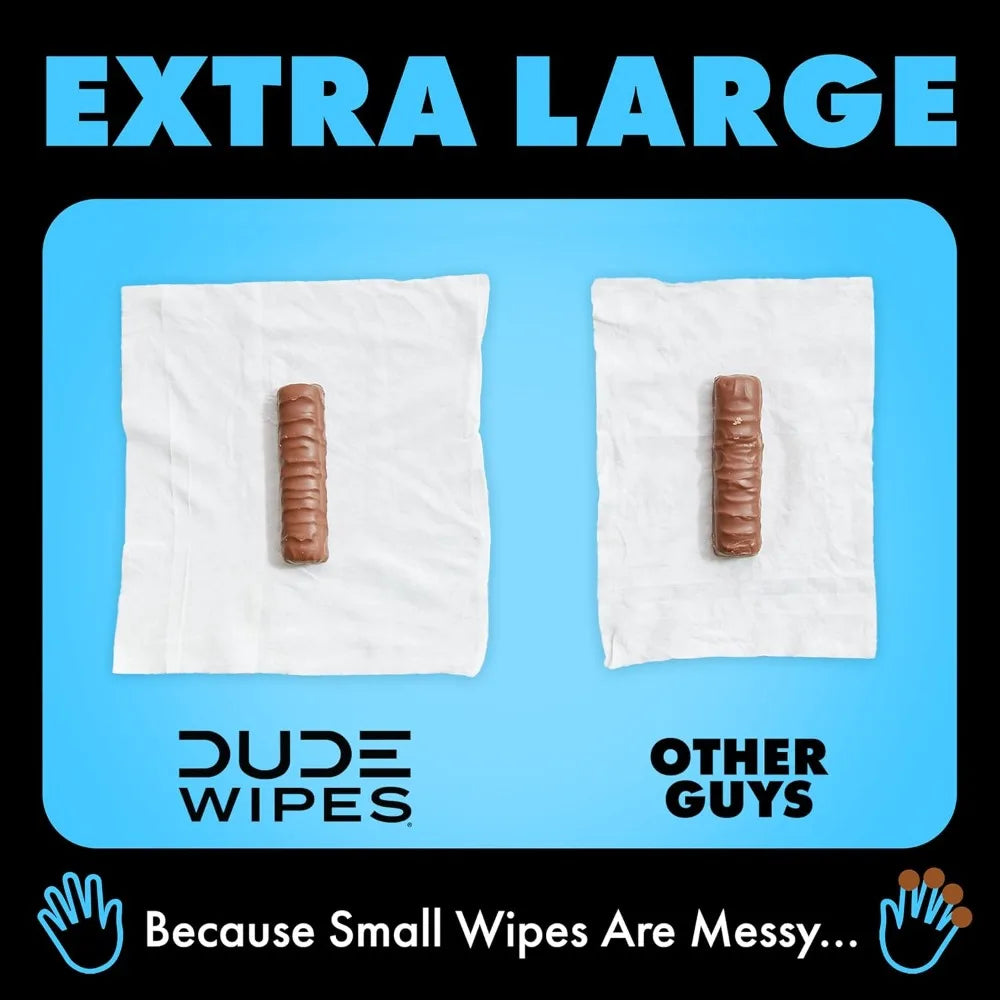 Extra Large Sensitive Skin Flushable Wipes
