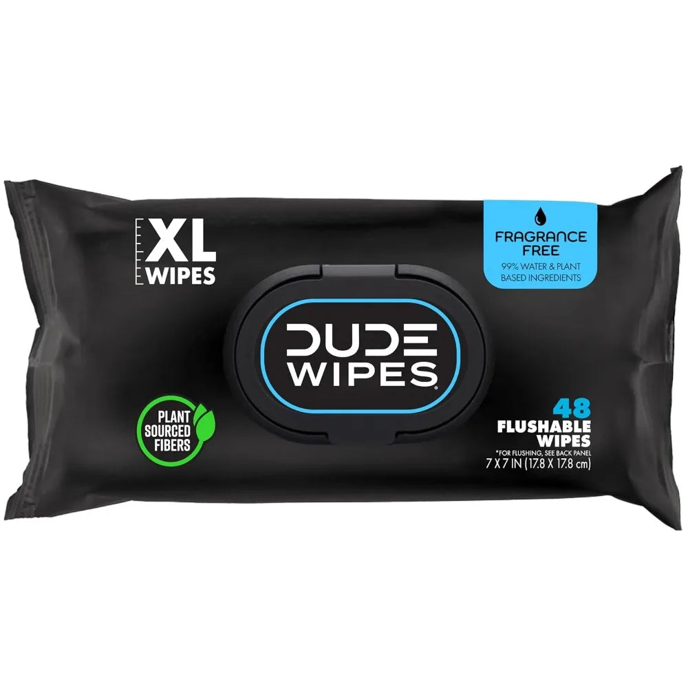 Extra Large Sensitive Skin Flushable Wipes